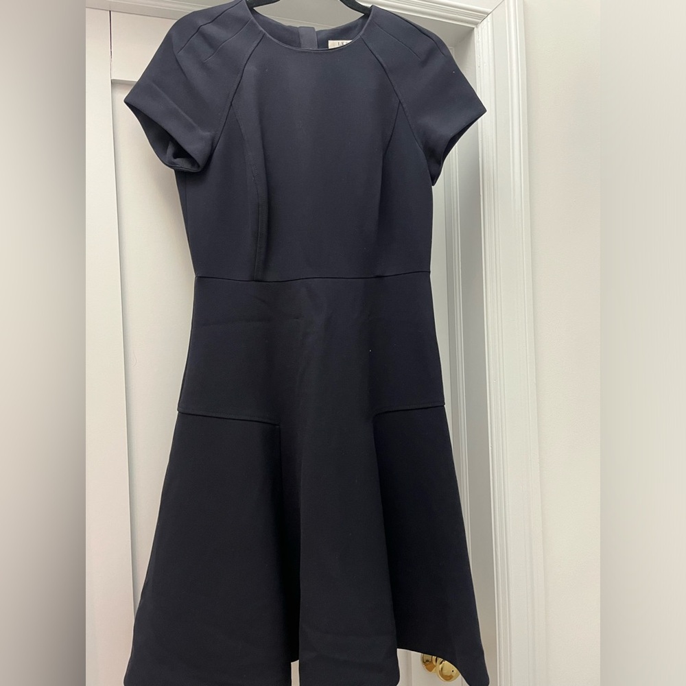 LK Bennett navy wool dress